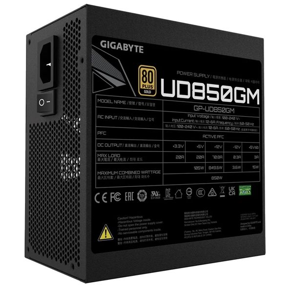 PSU GIGABYTE GP-UD850GM 850W Gold