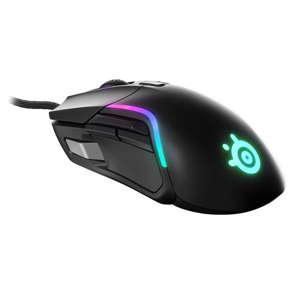 SteelSeries Mouse Rival 5, RGB, USB-A, black