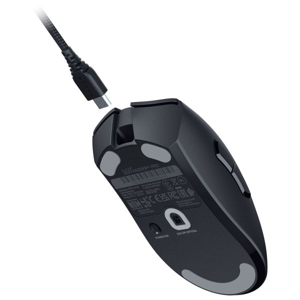 Razer Mouse DeathAdder V3 Pro and HyperPolling Wireless, USB-C/WL, black