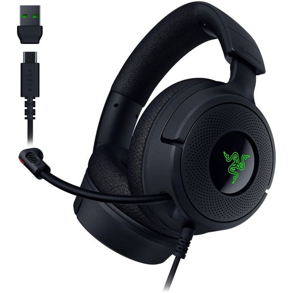 Razer Gaming Headset Kraken V4 X, 7.1, USB-A, 1.8м, RGB, black
