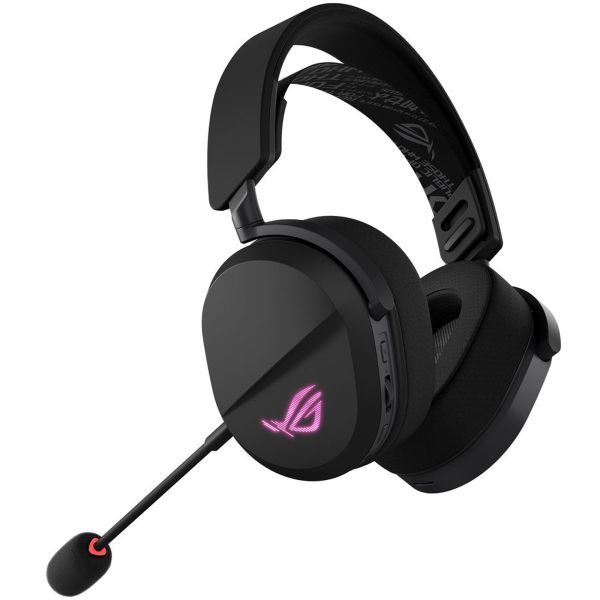 Headset: Asus ROG Pelta RGB Gaming Wireless Bluetooth Headset Black - 90YH0410-BHUA00