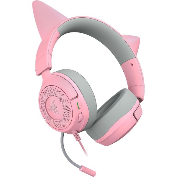 Razer Headset Kraken Kitty V3 X, mini-jack, 1.3m, quartz
