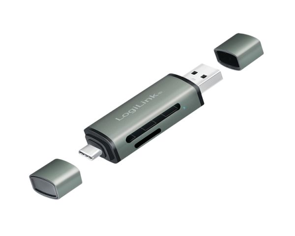 Card reader: Logilink CR0043 USB 3.2 Gen1 card reader for SD and microSD card