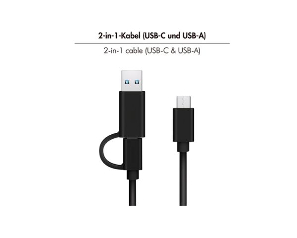 Docking Station: Logilink QP0034 1-Port USB 3.2 Gen2 10 Gbit/s M.2 NVMe (PCIe) Docking Station Aluminum