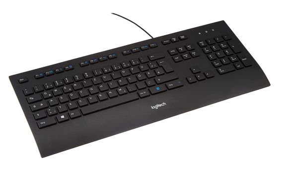 LOGITECH K280e Corded Keyboard - BLACK - USB - RUS - B2B