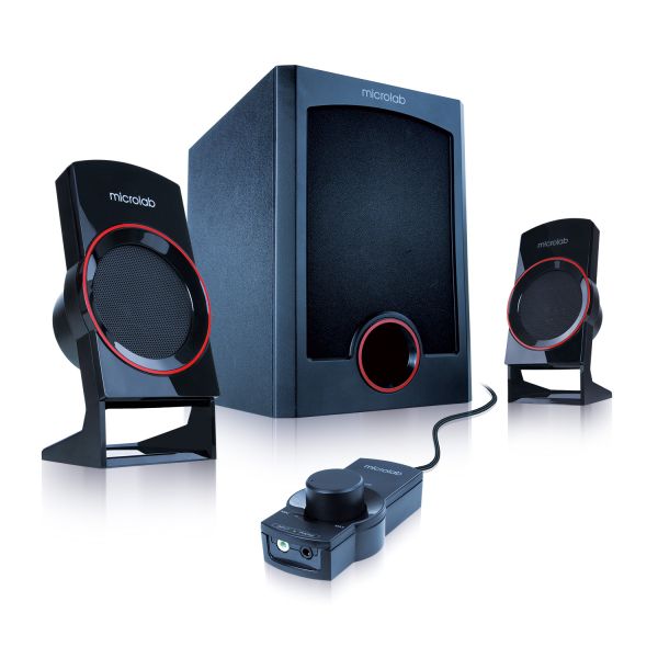 Speaker 2.1: Microlab M-111 2.1 Speakers 12W Black
