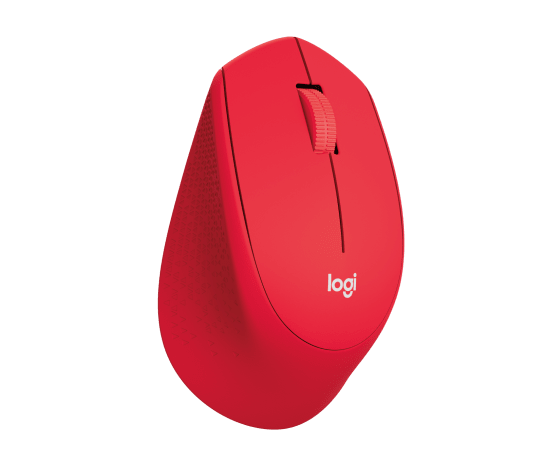 LOGITECH M330 Wireless Mouse - SILENT PLUS - RED