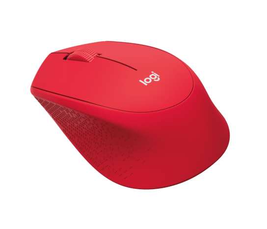LOGITECH M330 Wireless Mouse - SILENT PLUS - RED