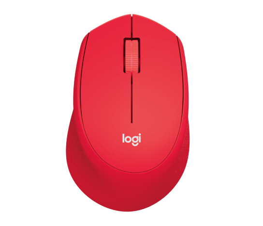LOGITECH M330 Wireless Mouse - SILENT PLUS - RED