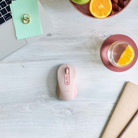 LOGITECH M650L Signature Bluetooth Mouse - ROSE