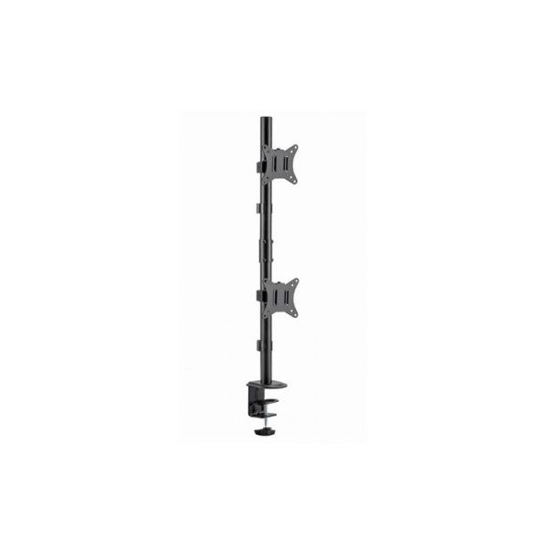 Monitor mount: Gembird MA-D2-02 Adjustable 2-display vertical desk mount 17"-32"