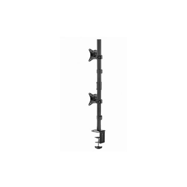 Monitor mount: Gembird MA-D2-02 Adjustable 2-display vertical desk mount 17"-32"