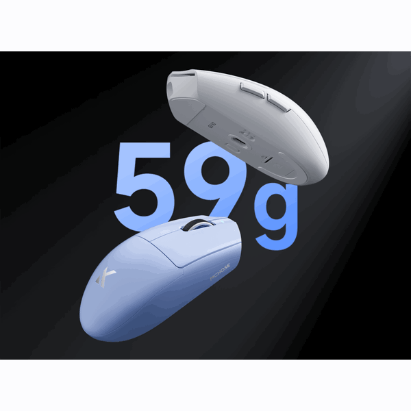 Mouse MCHOSE G3 V2, USB-A/WL/BT, синій