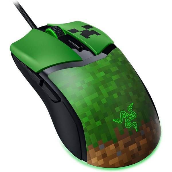 Razer Mouse Cobra, RGB, USB-A, Minecraft Ed.