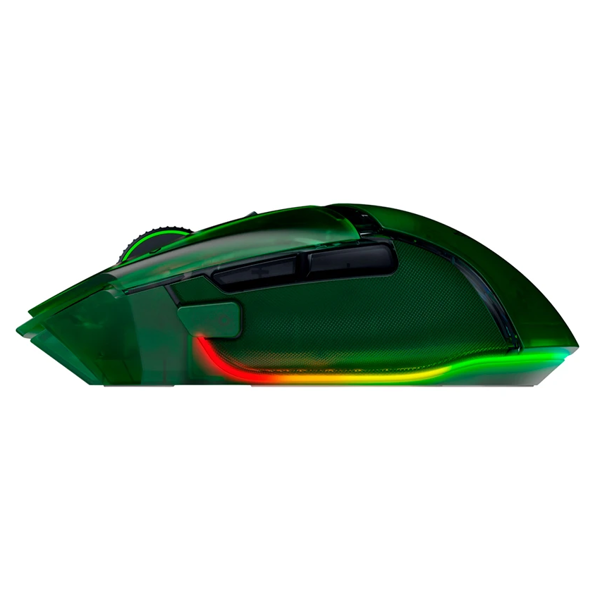Razer Mouse Basilisk V3 Pro 35K, RGB, USB-A/WL/BT, Phantom Green Ed.