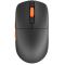 Royal Kludge RK M30 Gaming Mouse Wireless, 2.4GHz, Bluetooth, USB Black Orange
