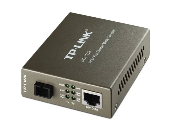 MC112CS, TP-Link, 10/100Mbps WDM Media Converter