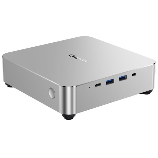 Mini PC Chuwi AuBox, i7-13620H, 16GB, 512GB SSD, Integrated, W11P, Silver