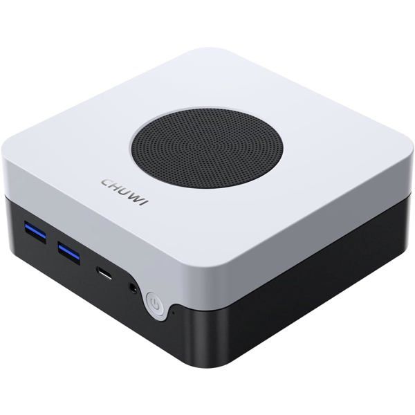 Mini PC Chuwi LarKBox X, i3-1220P, 8GB, 256GB SSD, Integrated, W11H, Black/White