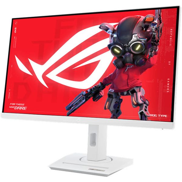 Asus Monitor 27" ROG Strix XG27ACS-W HDMI, DP, USB-C, Audio, IPS, 2560x1440, 180Hz, 1ms, sRGB 133%, AdaptiveSync, Pivot, HDR400, white
