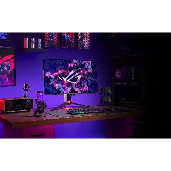 Asus Monitor 31.5" ROG Swift PG32UCDMZ 2xHDMI, DP, USB-C, 3xUSB, QD-OLED, 3840x2160, 240Hz, 0.03ms, DCI-P3 99%, AdaptiveSync, HAS, HDR400