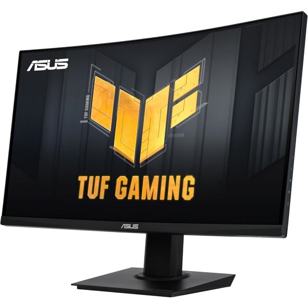 Asus Monitor 23.6" TUF Gaming VG24VQER 2xHDMI, DP, Audio, VA, 180Hz, 1ms, DCI-P3 90%, CURVED, AdaptiveSync