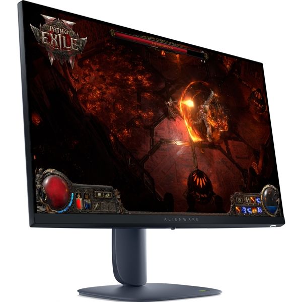 Monitor DELL 27" AW2725DM ALIENWARE, 2xHDMI, DP, USB, Fast IPS, 2560x1440, 180Hz, 1ms, DCI-P3 95%, G-SYNC, FreeSync, Pivot, HDR400