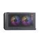 Zalman PC case N7 PLUS V2 without PSU, 1xUSB3.0, 2xUSB2.0, 6x120mm RGB Rainbow,  1x120mm, VGA 340mm, LCS ready, TG Side Panel, ATX, black