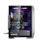 Zalman PC case N7 PLUS V2 without PSU, 1xUSB3.0, 2xUSB2.0, 6x120mm RGB Rainbow,  1x120mm, VGA 340mm, LCS ready, TG Side Panel, ATX, black