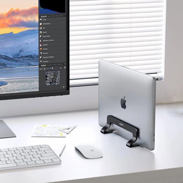 Laptop Stand UGREEN LP258 (25706), Vertical Laptop Stand, Space Saver