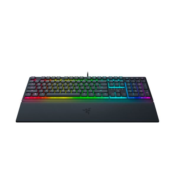 Razer Keyboard mechanical Ornata V3 104key, Mecha-Membrane Switch, USB-A, EN/RU, RGB, black