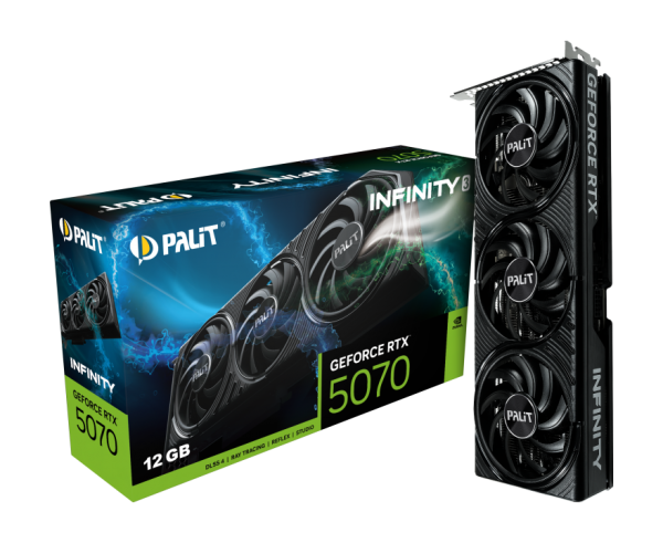 Palit RTX 5070 INFINITY 3 12GB GDDR7 192bit 3-DP HDMI