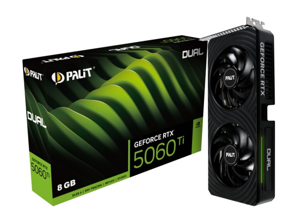 Palit RTX 5060Ti DUAL 8GB GDDR7 128bit 3-DP HDMI