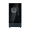 Zalman PC case P10 without PSU, 1xUSB3.0, 1xUSBType-C, 1x120mm ARGB, VGA 384mm, LCS ready, TG Side Panel, mATX, black