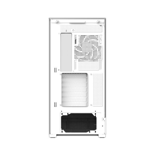 Zalman PC case P40 Prism without PSU, 2xUSB3.0, 1xUSBType-C, 1x120mm ARGB, VGA 420мм, LCS ready, TG 3x Panels, ATX, white