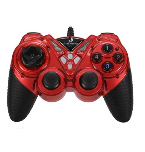 PC Wired Joystick on USB PC Controller Red