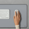 LOGITECH Pebble Mouse 2 M350s - TONAL WHITE - BT - EMEA-808 - DONGLELESS