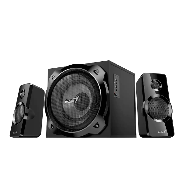 SW-2.1 1850BT, Black, Genius, 50 Watts Bluetooth Subwoofer Speaker System