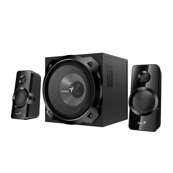 SW-2.1 1850BT, Black, Genius, 50 Watts Bluetooth Subwoofer Speaker System