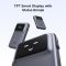 Portable Charger UGREEN PB511 (35603B) Uno, 10000mAh 30W, USB, Type-C, Power Bank With Built In Cable, Grey