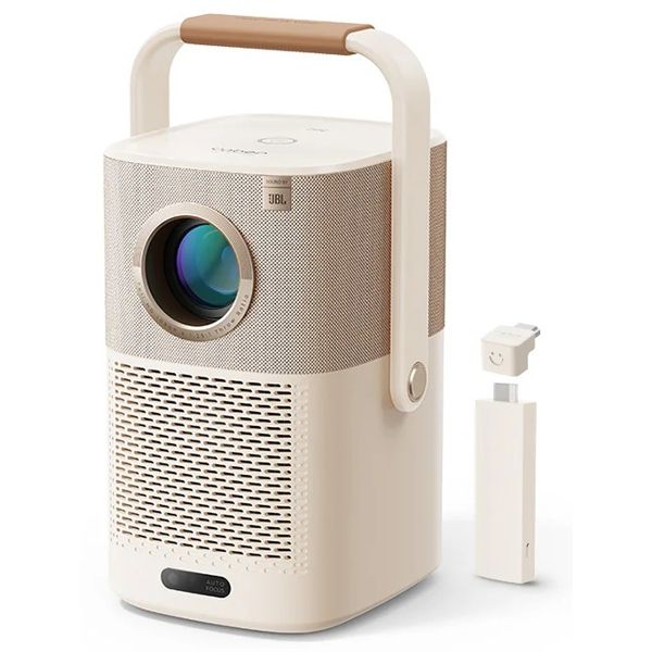 Yaber T2Plus, LCD Projector, FHD 1920x1080, 450Lm, JBL Speakers, Beige