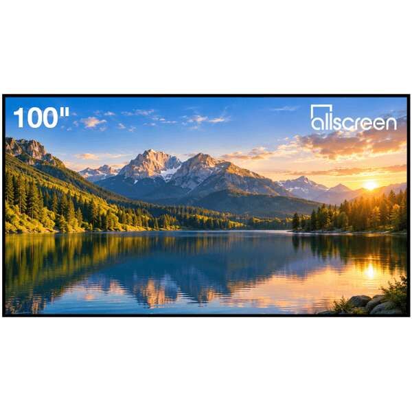 Projector screen Allscreen CNF100HBC, ULTRA THIN BEZEL SCREEN, 221x124CM, 100", 16:9, ALR, 170°