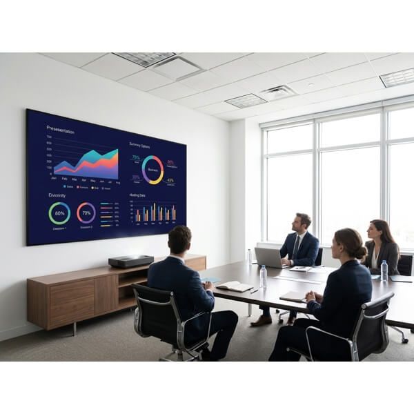 Projector screen Allscreen CNF90HFS, ULTRA THIN BEZEL SCREEN, 203x114CM, 90", 16:9, ALR, High Brightness