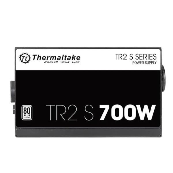 TR2 S, 700W, ThermalTake, Power Supply, ATX 2.3, A-PFC, 12cm, EU, 80 PLUS White, 230V, PS-TRS-0700NPCWEU-2