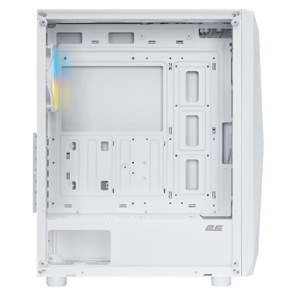 2E GAMING PC case Aruba G3313W, without PSU, 1xUSB3.0, 2xUSB2.0, 5x120mm ARGB, VGA 330mm, LCS ready, HUB, TG Side Panel, ATX, white