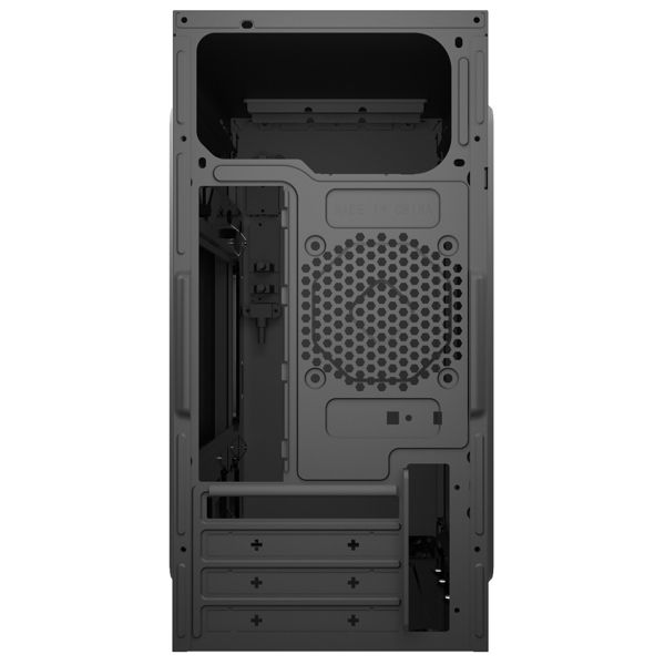 Case ALLX AX-B1745 Computer Case With Power Supply 500W Micro-ATX, ITX, USB 1.1, Audio, Black