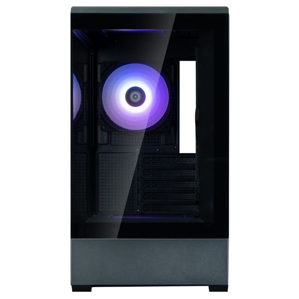 Zalman Computer case P30 Black V2, without PSU, 1xUSB3.0, 1хUSB Type-C, 3x120mm ARGB, TG Front/Side Panel, mATX, Black
