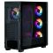 Zalman PC case  S5 Neo without PSU, 1xUSB3.1, 1xUSB2.0, 4x120mm FRGB, VGA 390mm, LCS ready, TG Side Panel, ATX, black