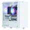Zalman PC case T4 Plus without PSU, 2xUSB3.0, 1xUSB2.0, 1x120mm ARGB, VGA 3200mm, TG Side Panel, mATX, white