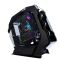 Zalman PC case Z-MACHINE 500 without PSU, 2xUSB3.0, 2xUSB2.0, 1xUSB 3.1 Type-C, 5x120mm ARGB, VGA 400mm, LCS ready, TG Side Panel, ATX, black